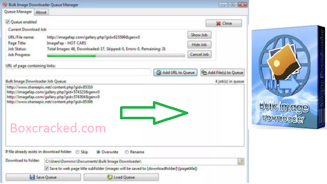 instaling Bulk Image Downloader 6.27