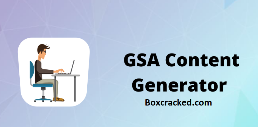 GSA Content Generator Crack